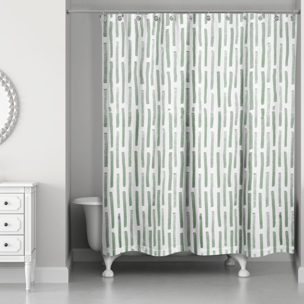 Designs Direct Creative Group Striped Shower Curtain | Wayfair